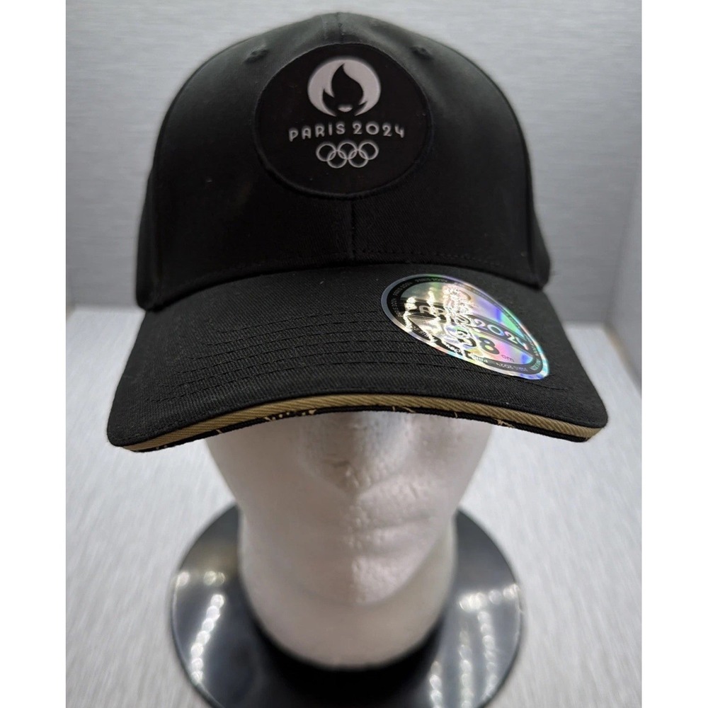 Paris‎ 2024 Olympics Official Licensed Hat Cap Black Adjustable NWT 58 Olympic